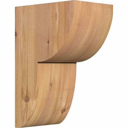 Ekena Millwork Crestline Smooth Corbel, Western Red Cedar, 5 1/2"W x 8"D x 12"H COR06X08X12CRE00SWR
